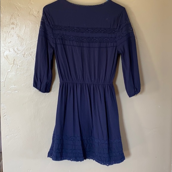 Blue peasant dress - Picture 3 of 7
